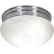 Signature 2 Light 9.5 inch Brushed Nickel Flushmount Ceiling Light