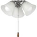 San Gabriel LED Satin Nickel Ceiling Fan Light Kit