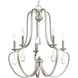 Kenley 5 Light 25 inch Silver Ridge Chandelier Ceiling Light