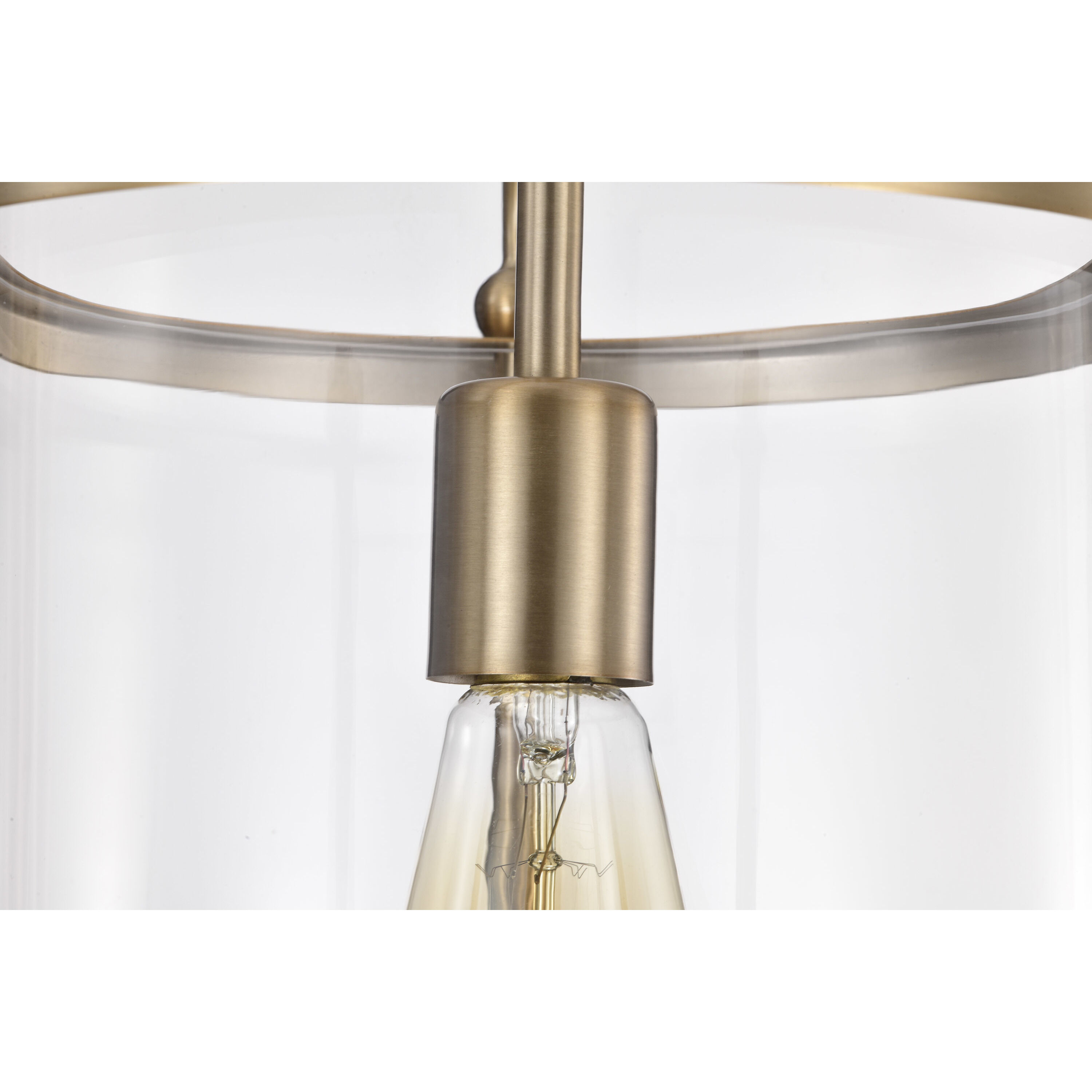 Yorktown 1 Light 10 inch Burnished Brass Pendant Ceiling Light