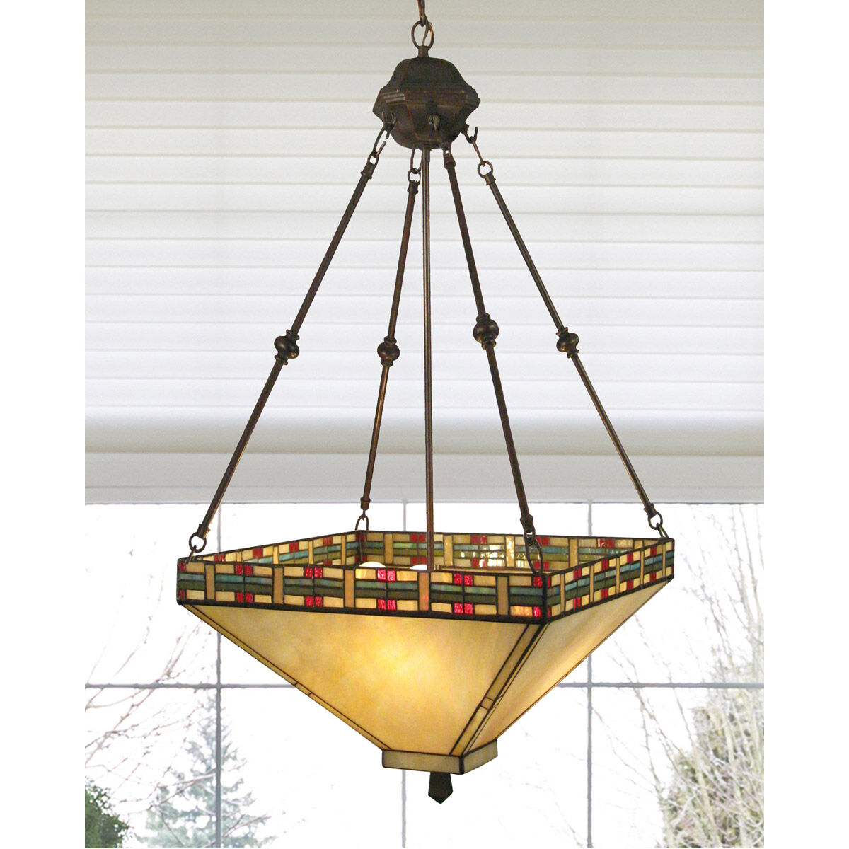 Springdale 3 Light 18 inch Antique Bronze Pendant Ceiling Light