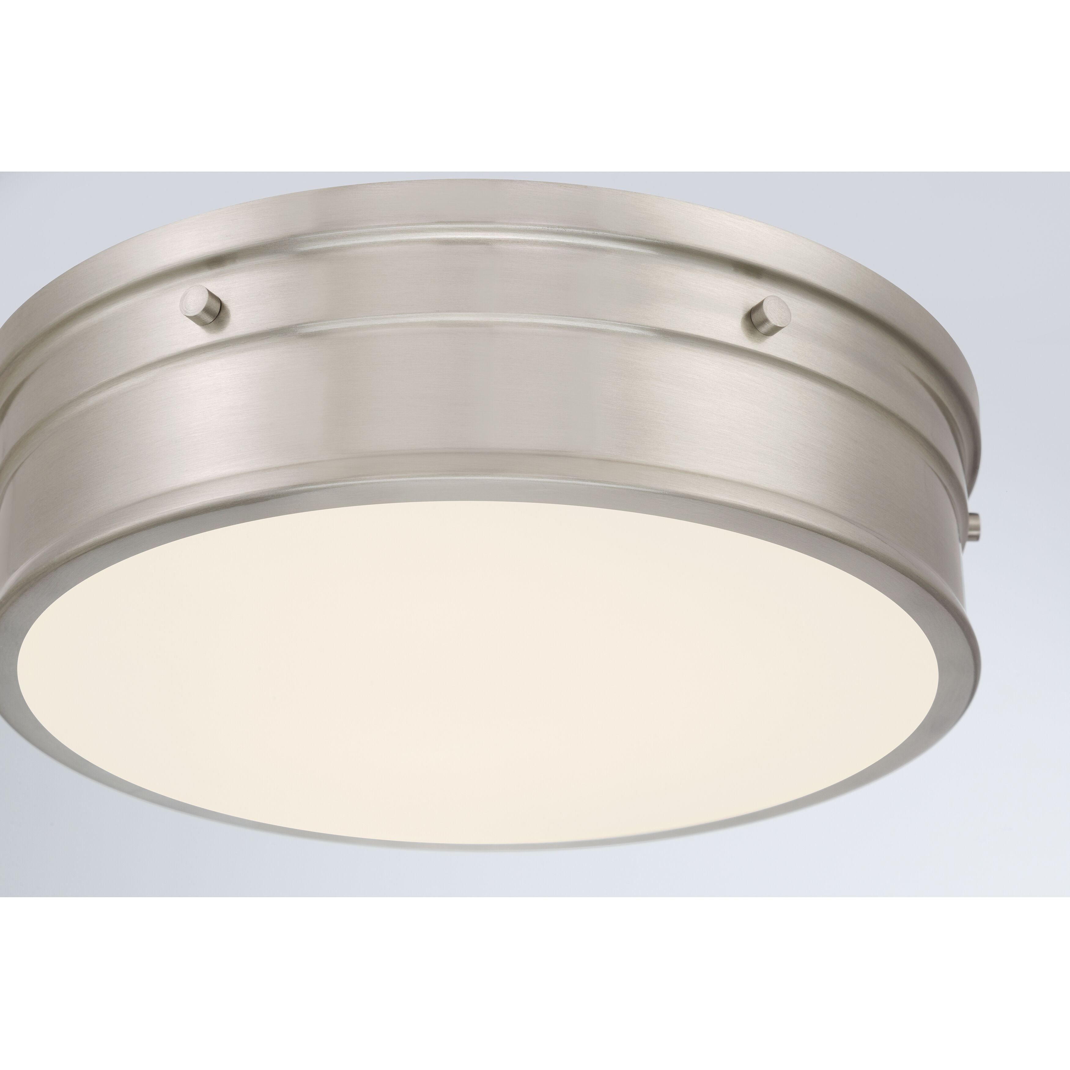 Marnex LED 13 inch Brushed Nickel Flush Mount Ceiling Light