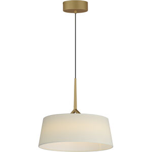 Paramount LED 16 inch Natural Aged Brass Single Pendant Ceiling Light