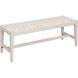 Causeway Off White with Cream Bench