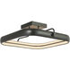 Rave LED 18 inch Matte Black Flush Mount Ceiling Light