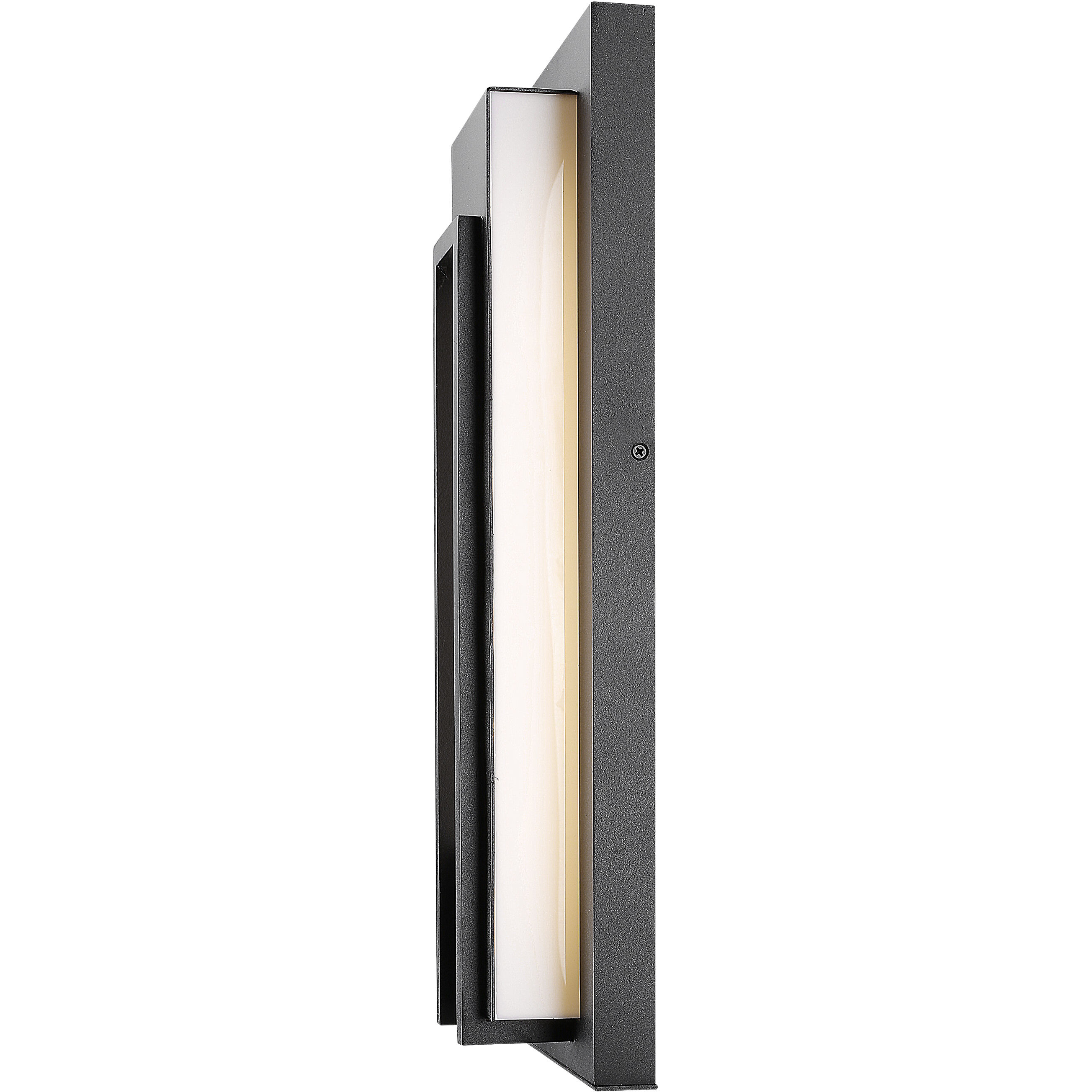 Keaton LED 20.25 inch Black Outdoor Wall Light
