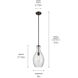 Everly 1 Light Olde Bronze Pendant Ceiling Light