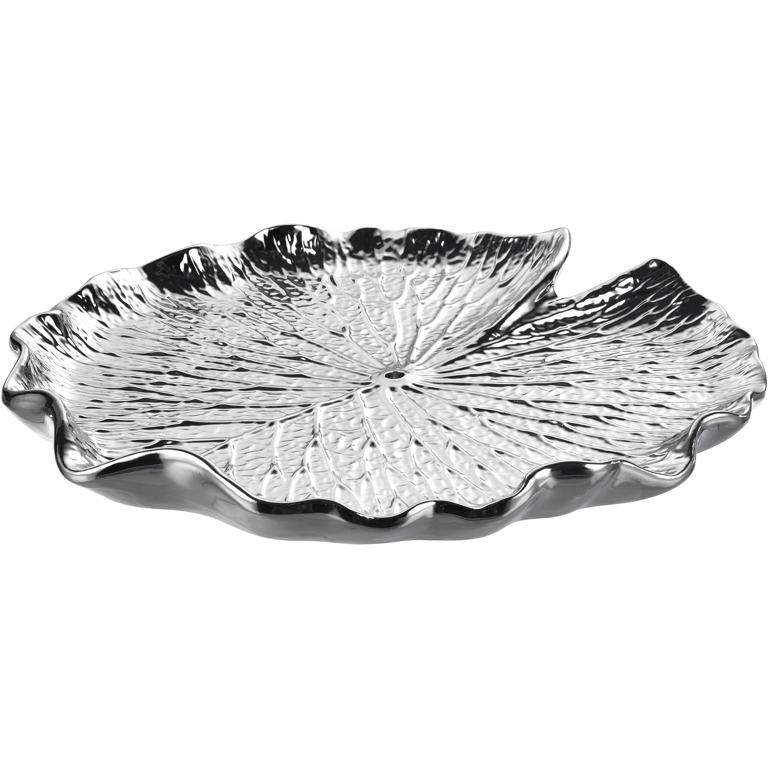 Lilypad Silver Dimensional Wall Art, Set of 4