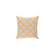 Meadow 22 X 22 inch Cream and Saffron Throw Pillow