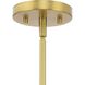 Cornett LED 44.12 inch Brushed Gold Chandelier Ceiling Light
