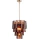 Fire and Ice 5 Light 16.75 inch Chandelier
