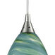 Collanino 1 Light 5 inch Satin Nickel Mini Pendant Ceiling Light