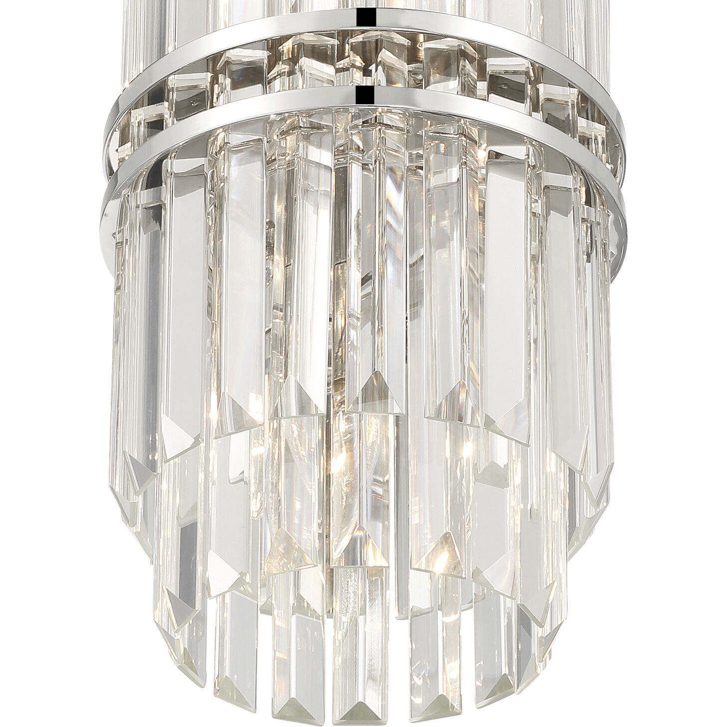 Hayes 4 Light 8 inch Polished Nickel Chandelier Ceiling Light