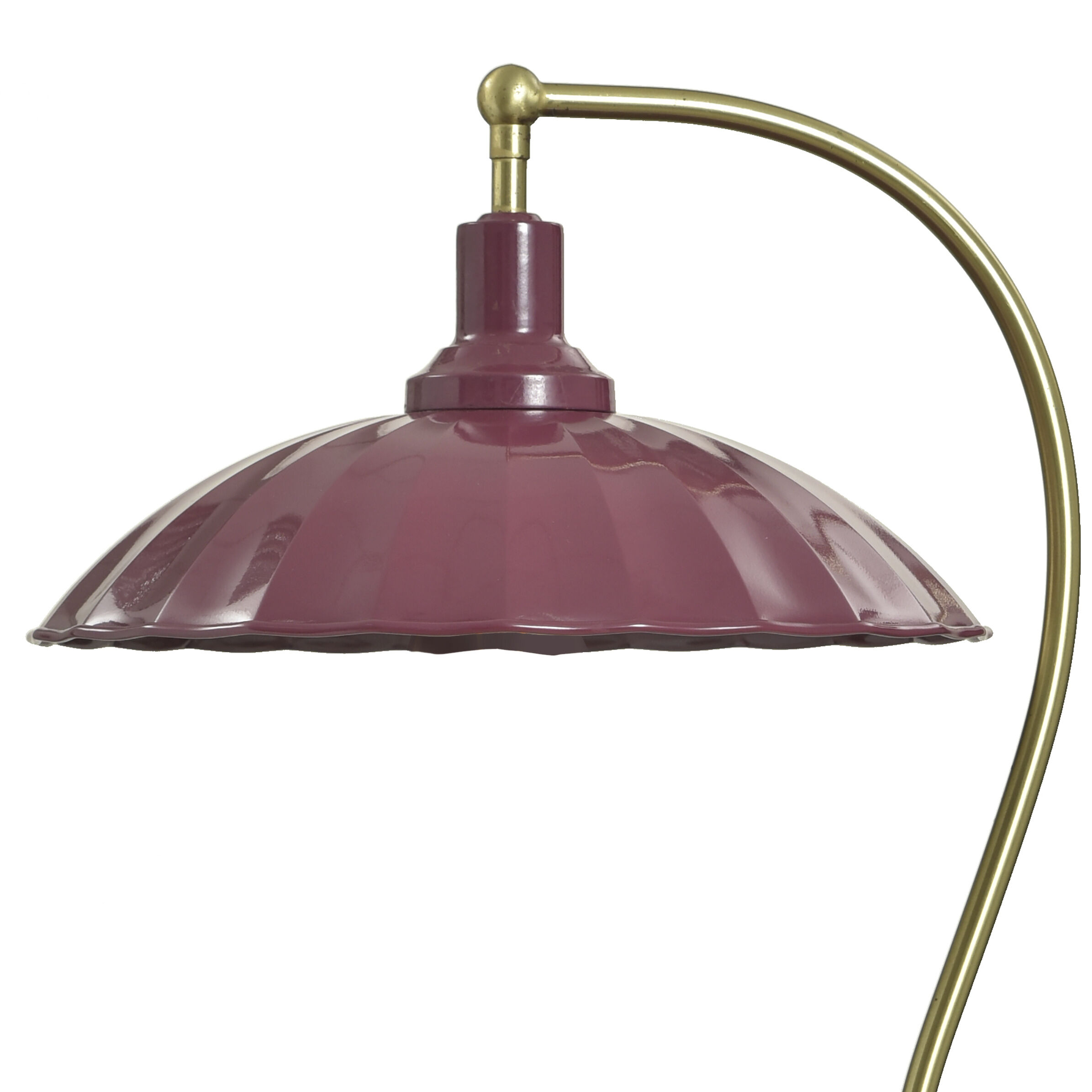 Penelope 24 inch 60 watt Polished Brass and White Marble Table Lamp Portable Light