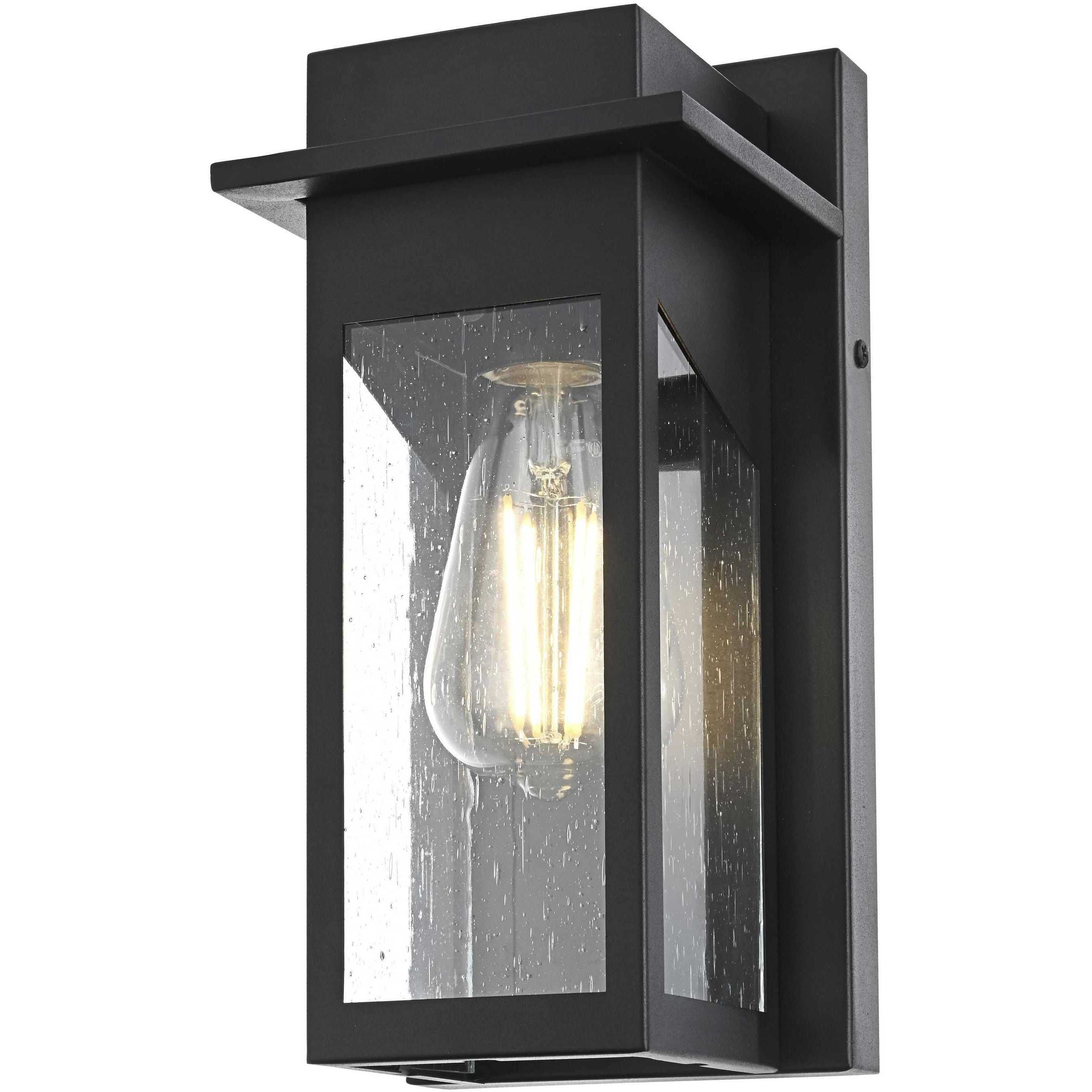Dunton 1 Light 11 inch Black Outdoor Wall Sconce