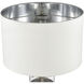 Margin 28 inch 150.00 watt Satin Nickel with Clear Table Lamp Portable Light