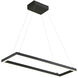 Piazza LED 5.88 inch Black Pendant Ceiling Light