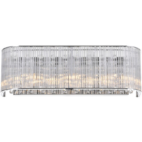 Elsa 3 Light 18 inch Chrome Vanity Light Wall Light