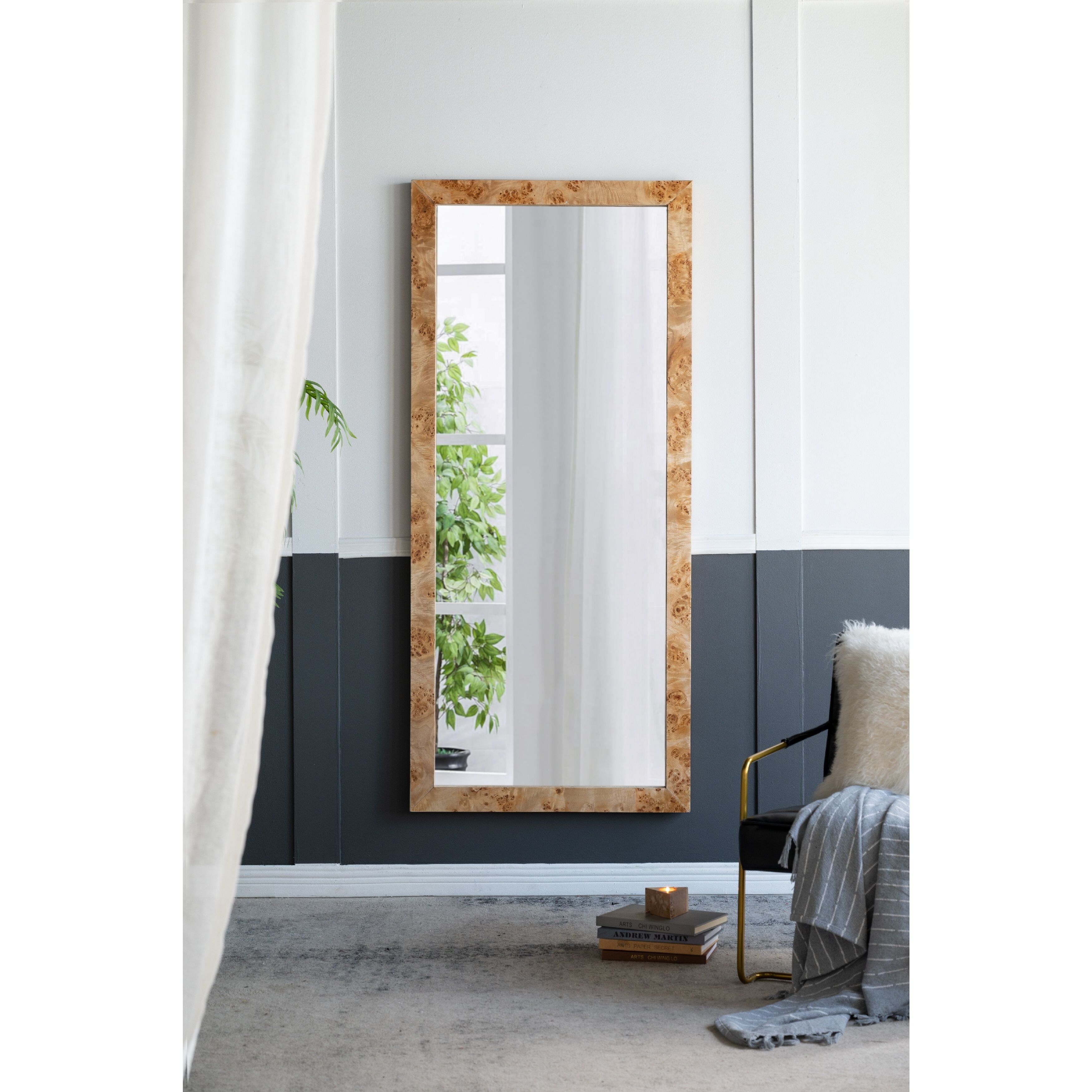 Burl 71.1 X 31.5 inch Brown Mirror