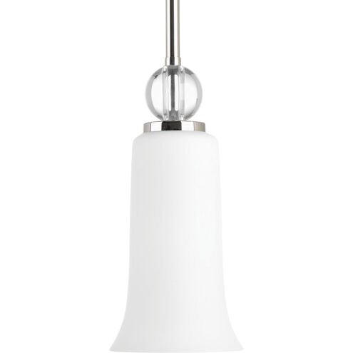 Elina 1 Light 4 inch Polished Nickel Mini-Pendant Ceiling Light