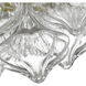 Julie Neill Caselli LED 35.5 inch Gild Basket Chandelier Ceiling Light in Clear Glass