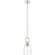 Downtown Urban Hudson 1 Light 5.88 inch Polished Nickel Mini Pendant Ceiling Light