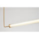 Canada LED 5 inch Brass LED Chandelier Ceiling Light