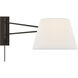 Richard June Hale 1 Light 10 inch Aged Iron Wall Sconce Wall Light in LED