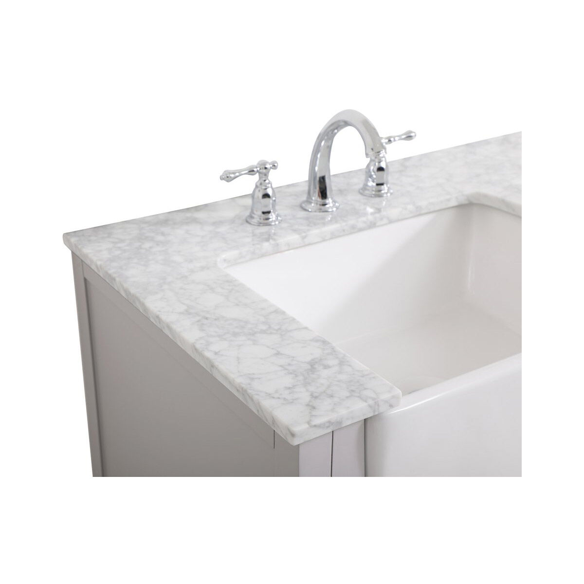 Franklin 36 X 22 X 35 inch Grey Bathroom Vanity Cabinet