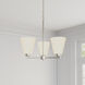 Strayhan 3 Light 18 inch Brushed Nickel Chandelier Ceiling Light