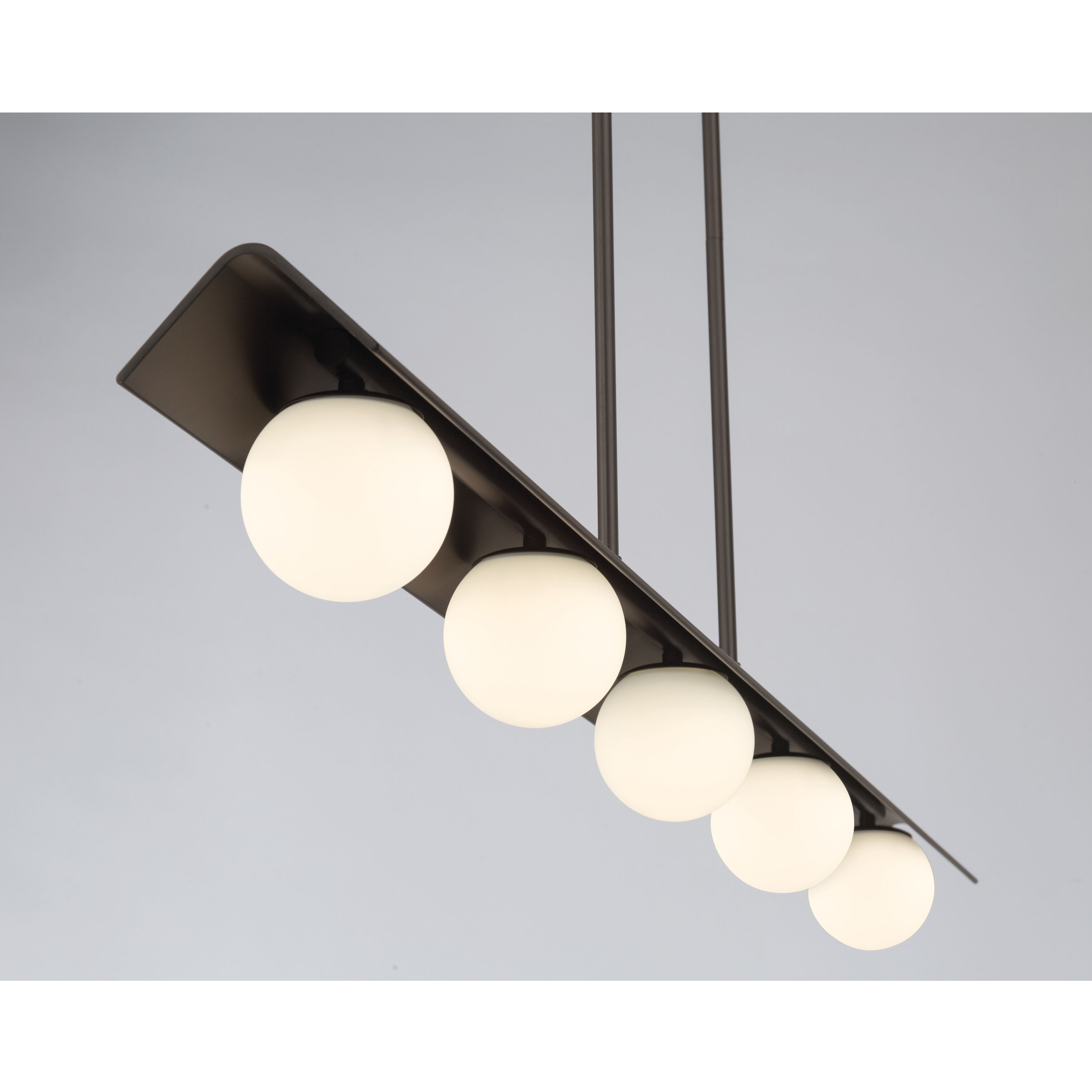 Vestra LED 54 inch Dark Bronze Linear Chandelier Ceiling Light