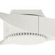 Mosley 52 inch Matte White with Fresh White Blades Outdoor Ceiling Fan