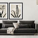 Dianella / Muscari Black and Beige Framed Art