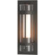 Torch 1 Light 20.8 inch Coastal Natural Iron Outdoor Sconce, Large