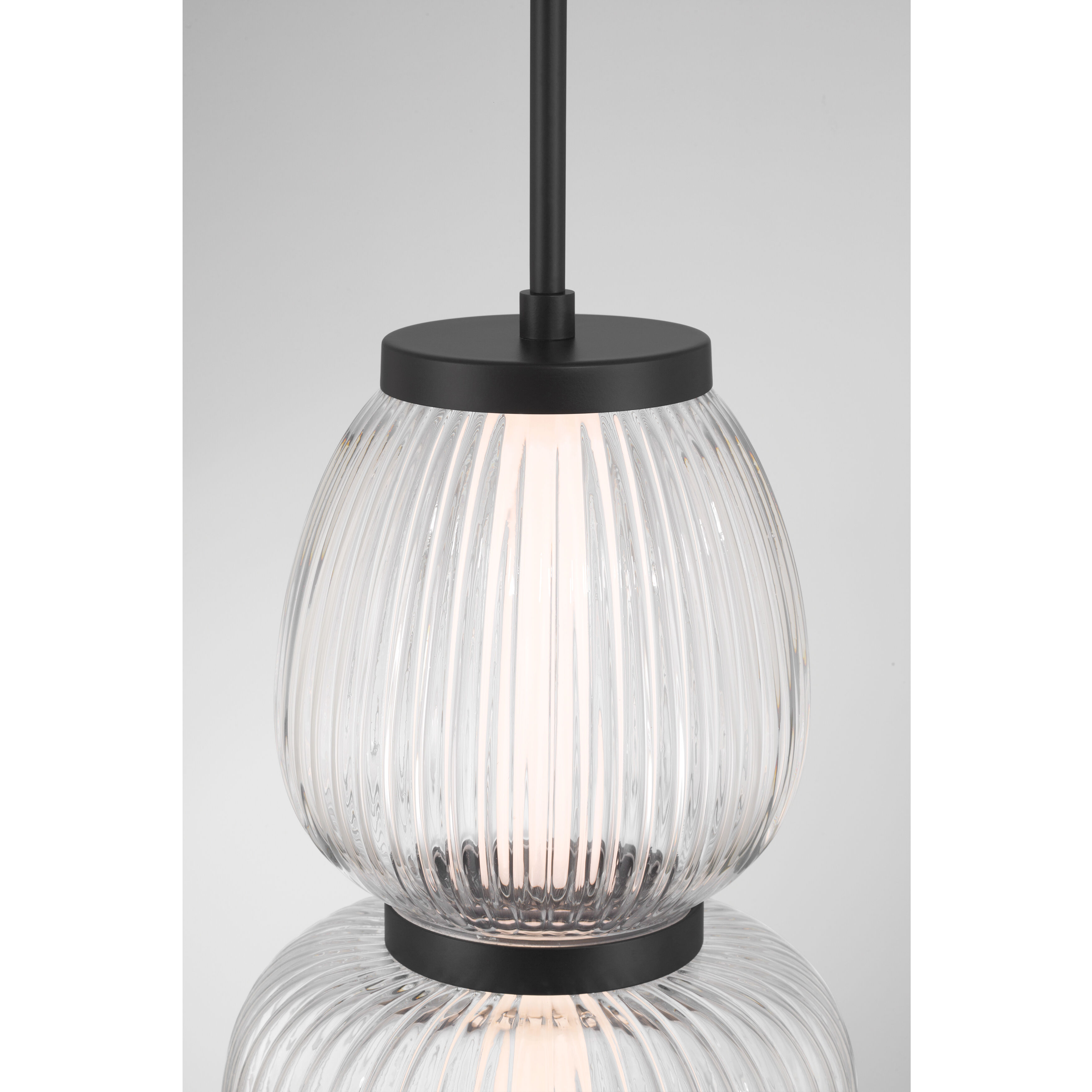Cordel LED 9.5 inch Dark Matte Black Mini Pendant Ceiling Light