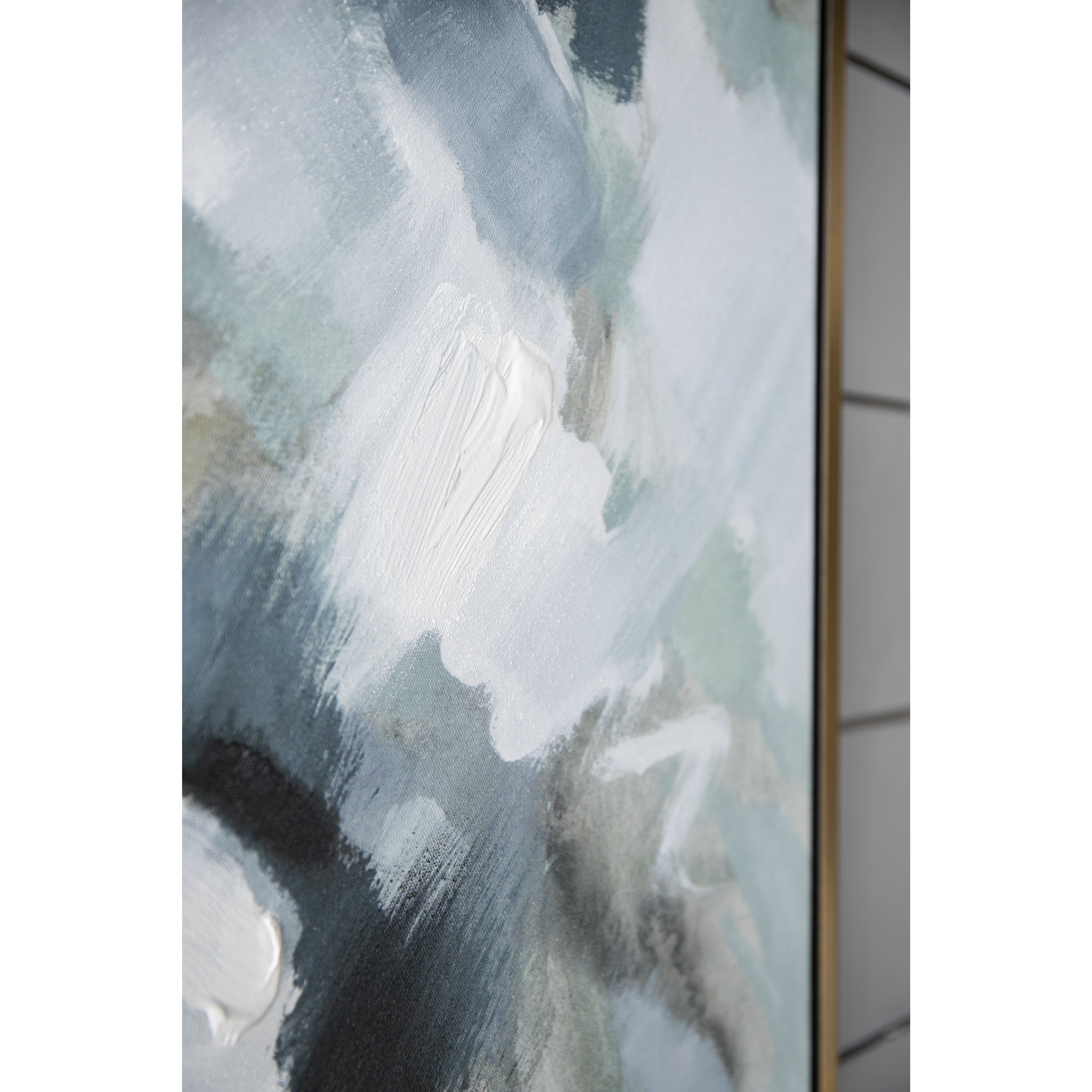 Summer Grey/Blue/Gold Wall Art