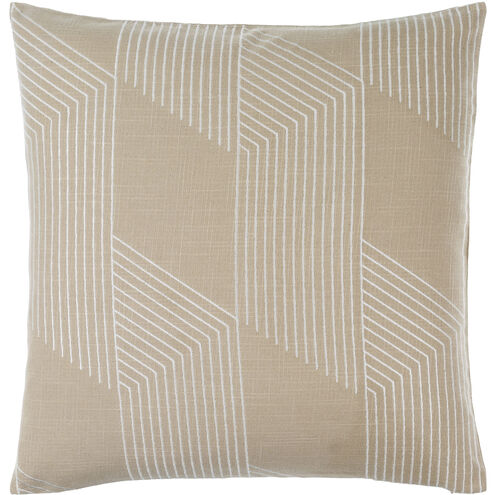 Merle 22 X 22 inch Slate Grey Taupe/Ash/Pearl/Sage/Light Silver Accent Pillow