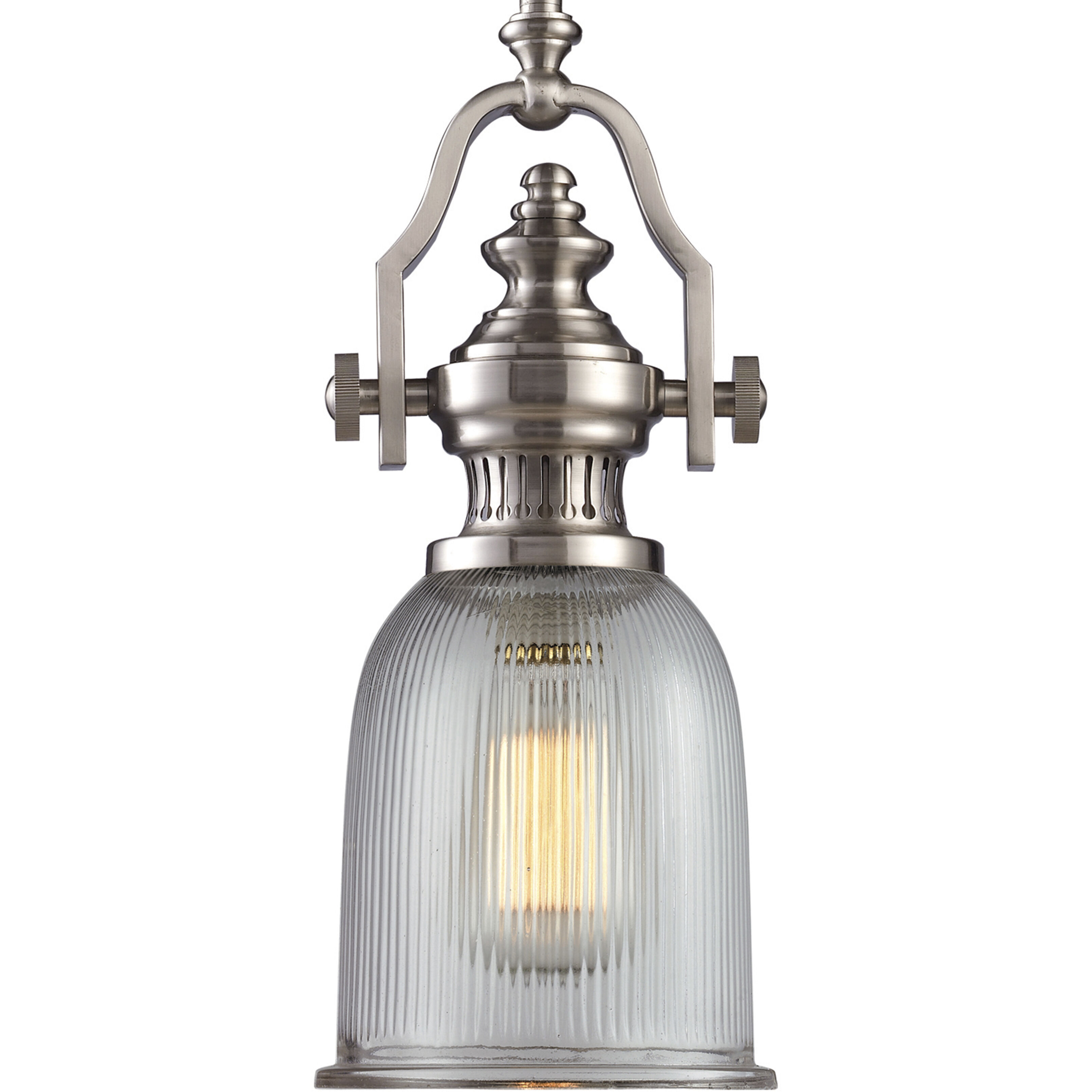 Chadwick 1 Light 7 inch Satin Nickel Mini Pendant Ceiling Light