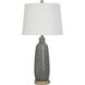 Daniel 30 inch 100.00 watt Gray Washed Table Lamp Portable Light