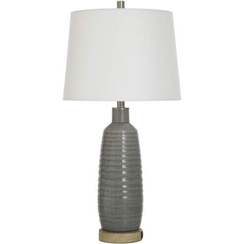 Daniel 30 inch 100.00 watt Gray Washed Table Lamp Portable Light