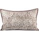 Old World 26 X 0.25 inch Crema with Brown Lumbar Pillow, Cover Only