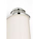 Marie Flanigan Percy LED 3.75 inch Polished Nickel Linear Bath Sconce Wall Light