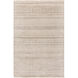 Carey 36 X 24 inch Gray and Brown Area Rug, Wool and Silk