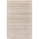 Carey 36 X 24 inch Gray and Brown Area Rug, Wool and Silk