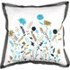 Decorative Pillows 22 inch Navy, Cream, Olive, Aqua, Black Pillow Kit
