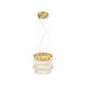 Lucienne LED 8 inch Luxor Gold Mini Pendant Ceiling Light