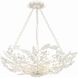Marselle 6 Light 24 inch Matte White Semi Flush Ceiling Light