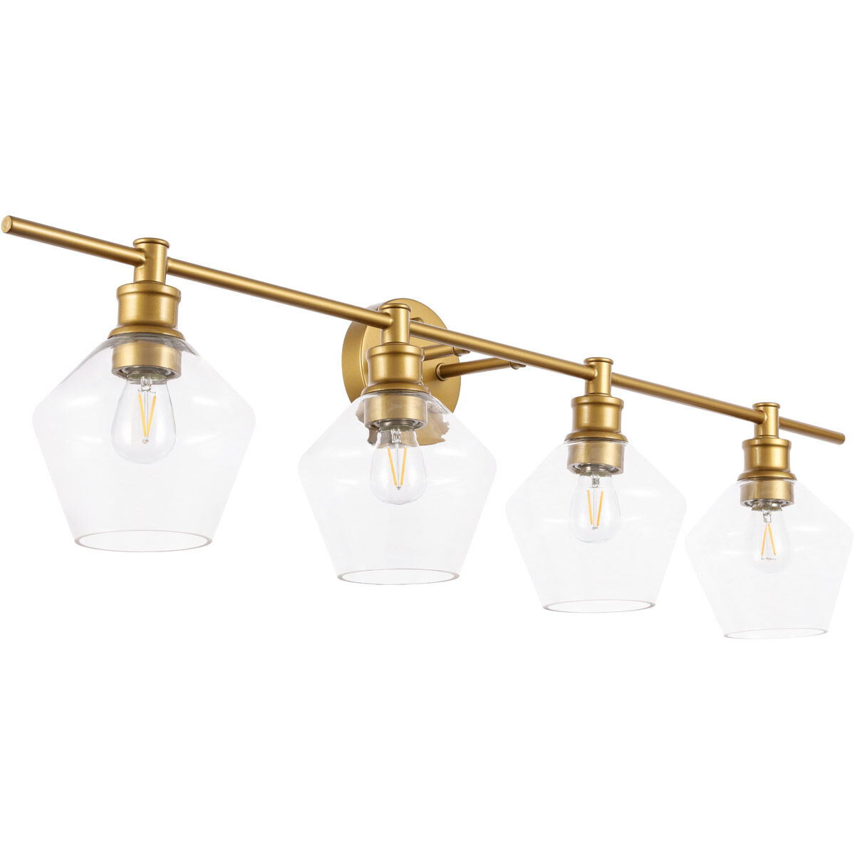 Rochester 4 Light 38 inch Brass Wall sconce Wall Light