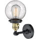 Franklin Restoration Beacon LED 6 inch Black Antique Brass Sconce Wall Light, Franklin Restoration