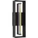 Sean Lavin Abner 24 inch Textured Black Outdoor Wall Lantern